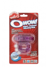 Фиолетовое эрекционное виброкольцо OWOW PURPLE - Screaming O - в Сочи купить с доставкой