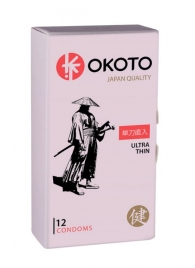 Тонкие презервативы OKOTO Ultra Thin - 12 шт. - Sitabella - купить с доставкой в Сочи