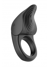 Черное эрекционное виброкольцо Vibro Lust Ring - MALESATION - в Сочи купить с доставкой