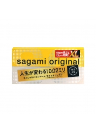 Презервативы увеличенного размера Sagami Original 0.02 XL-size - 12 шт. - Sagami - купить с доставкой в Сочи