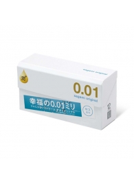 Увлажнённые презервативы Sagami Original 0.01 Extra Lub - 12 шт. - Sagami - купить с доставкой в Сочи