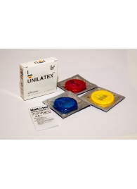 Разноцветные ароматизированные презервативы Unilatex Multifruits - 3 шт. - Unilatex - купить с доставкой в Сочи