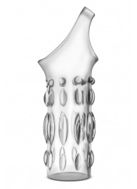 Прозрачная насадка на пенис Stretchy Studded Penis Sleeve Ring - Blush Novelties - в Сочи купить с доставкой