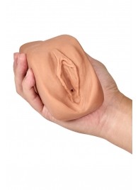 Маструбатор-вагина с вибрацией Soft   Wet Renata Realistic Tan Masturbator - Blush Novelties - в Сочи купить с доставкой