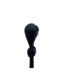 Чёрное лассо на пенис с вибрацией - Baile - в Сочи купить с доставкой