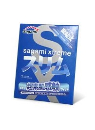 Презерватив Sagami Xtreme FEEL FIT 3D - 1 шт. - Sagami - купить с доставкой в Сочи