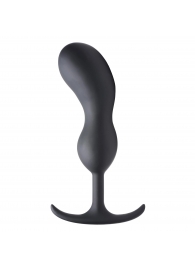 Черный массажер простаты с утяжелителями Premium Silicone Weighted Prostate Plug XL - 20,8 см. - XR Brands - в Сочи купить с доставкой