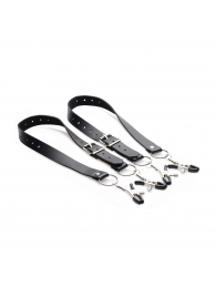 Ремни с зажимами для половых губ Spread Labia Spreader Straps with Clamps - XR Brands - купить с доставкой в Сочи