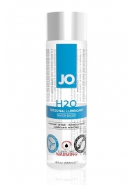 Возбуждающий лубрикант на водной основе JO Personal Lubricant H2O Warming - 120 мл. - System JO - купить с доставкой в Сочи