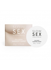Массажная свеча для всего тела Slow Sex - 50 гр. - Bijoux Indiscrets - купить с доставкой в Сочи
