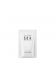 Полоски для орального секса Slow Sex Oral Sex Strips - 7 шт. - Bijoux Indiscrets - купить с доставкой в Сочи