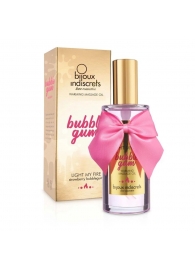 Разогревающее массажное масло Light My Fire Bubble Gum с ароматом бабл-гам - 100 мл. - Bijoux Indiscrets - купить с доставкой в Сочи