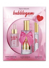 Набор средств для массажа и ласк Bubblegum Play Kit - Bijoux Indiscrets - купить с доставкой в Сочи