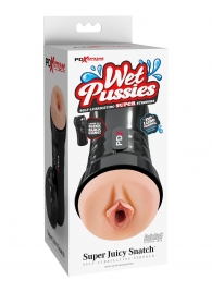 Мастурбатор-вагина в колбе Super Juicy Snatch - Pipedream - в Сочи купить с доставкой