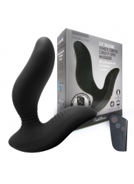 Черный вибромассажер простаты 3,5’’ Remote Control Curve P-spot Massager - 12 см. - Erokay - в Сочи купить с доставкой