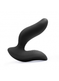 Черный вибромассажер простаты 3,5’’ Curve P-spot Massager - 12 см. - Erokay - в Сочи купить с доставкой