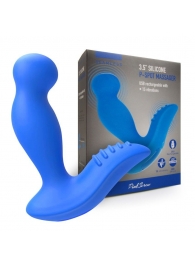 Синий вибромассажер простаты 3,5’’ P-spot Massager - 12,5 см. - Erokay - в Сочи купить с доставкой