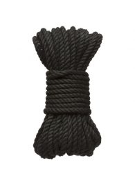 Черная верёвка для связывания и фиксации Bind Tie - 9,14 м. - Doc Johnson - купить с доставкой в Сочи