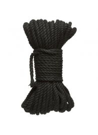 Черная верёвка для связывания и фиксации Bind Tie - 15,24 м. - Doc Johnson - купить с доставкой в Сочи