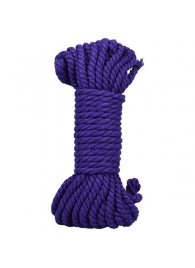 Фиолетовая верёвка для связывания и фиксации Bind Tie - 9,14 м. - Doc Johnson - купить с доставкой в Сочи