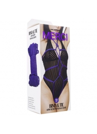 Фиолетовая верёвка для связывания и фиксации Bind Tie - 15,24 м. - Doc Johnson - купить с доставкой в Сочи