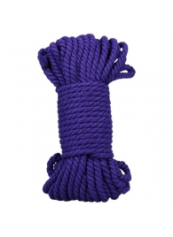 Фиолетовая верёвка для связывания и фиксации Bind Tie - 15,24 м. - Doc Johnson - купить с доставкой в Сочи