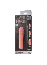 Фаллоудлинитель SUPER HERO Tempter - 16 см. - Lola Games - в Сочи купить с доставкой