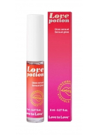 Возбуждающий блеск для губ Love Potion - 8 мл. - Love to Love - купить с доставкой в Сочи