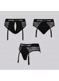 Трусики для фиксации насадок Strap-on-me Harness Lingerie Diva XS - Strap-on-me - купить с доставкой в Сочи