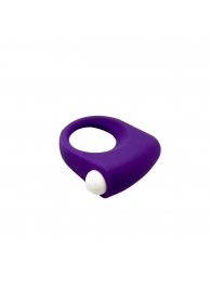 Фиолетовое эрекционное кольцо Puggle Vibrating Ring with Bullet - Adrien Lastic - в Сочи купить с доставкой