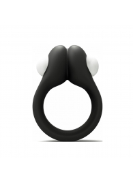 Черное эрекционное кольцо Zippy Vibrating Ring With Bullet - Adrien Lastic - в Сочи купить с доставкой