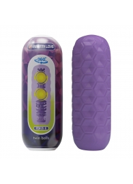 Фиолетовый мастурбатор Venus-X Twin balls - Baile - в Сочи купить с доставкой