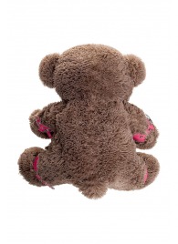 Бондажный набор: бурый мишка с розовыми оковами и наручниками - Pecado - купить с доставкой в Сочи