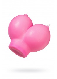 Розовая свеча «Сиськи» - 150 гр. - Pecado - купить с доставкой в Сочи