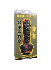 Черно-красная мини-машина на присоске Tendril Thruster - 21,6 см. - Doc Johnson - купить с доставкой в Сочи