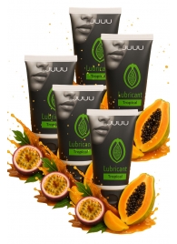 Набор из 5 съедобных лубрикантов JUJU со вкусом тропических фруктов - JuJu - купить с доставкой в Сочи