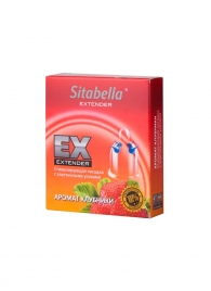 Стимулирующая насадка Sitabella Extender  Клубника - Sitabella - купить с доставкой в Сочи