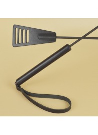 Черный кожаный стек «Сириус» - 60 см. - Sitabella - купить с доставкой в Сочи