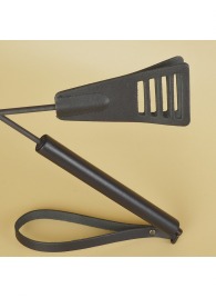 Черный кожаный стек «Сириус» - 60 см. - Sitabella - купить с доставкой в Сочи