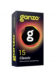 Классические презервативы с обильной смазкой Ganzo Classic - 15 шт. - Ganzo - купить с доставкой в Сочи
