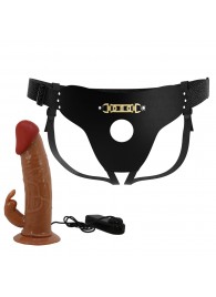 Мужской полый страпон с вибрацией Marion - Baile - купить с доставкой в Сочи