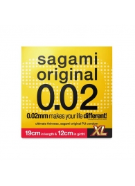 Презерватив увеличенного размера Sagami Original 0.02 XL-size - 1 шт. - Sagami - купить с доставкой в Сочи