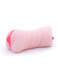 Телесный двусторонний мастурбатор - вагина и ротик - Boys of Toys - в Сочи купить с доставкой