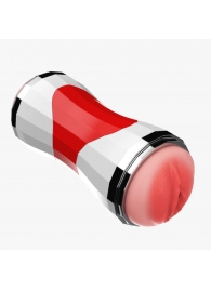 Двусторонний мастурбатор в колбе Power Grip Cup - вагина и ротик - Boys of Toys - в Сочи купить с доставкой