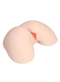 Мастурбатор-полуторс с двойным слоем материала Jenny Onahole Real Hips - KOKOS - в Сочи купить с доставкой