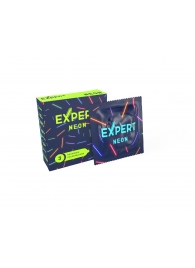 Светящиеся в темноте презервативы Expert Neon - 3 шт. - Expert - купить с доставкой в Сочи