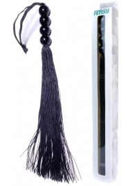 Черная силиконовая плеть - 37 см. - Boys of Toys - купить с доставкой в Сочи