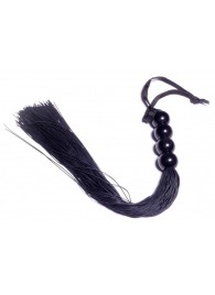 Черная силиконовая плеть - 37 см. - Boys of Toys - купить с доставкой в Сочи