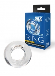 Прозрачное эрекционное кольцо-бублик - Sex Expert - в Сочи купить с доставкой