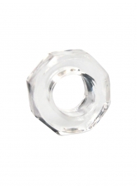 Прозрачное эрекционное кольцо в форме гайки - Sex Expert - в Сочи купить с доставкой
